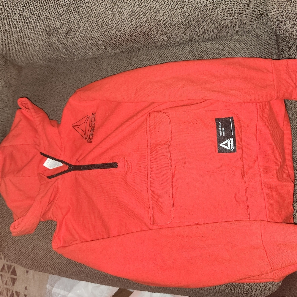 Reebok half zip hoodie